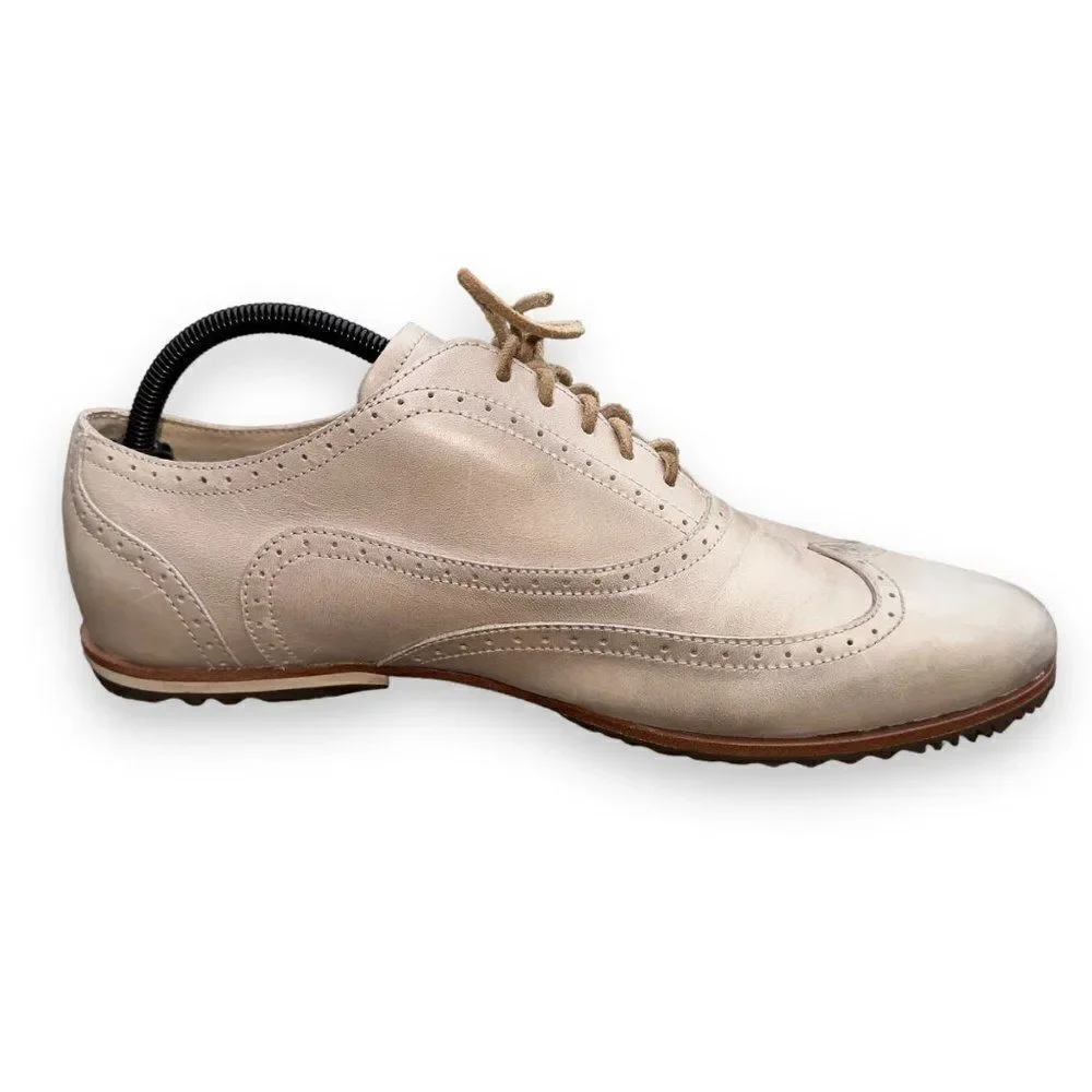 Sorel Madson Brogue‎ Wingtip Oxford Distressed Cream NM1808-160 Men's 11